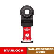 Diablo Demo Demon Amped 1-3/4 in. L X 1-1/4 in. W Carbide Oscillating Blade Nail-Embedded Wood