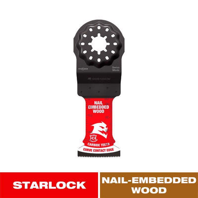 Diablo Demo Demon Amped 1-3/4 in. L X 1-1/4 in. W Carbide Oscillating Blade Nail-Embedded Wood