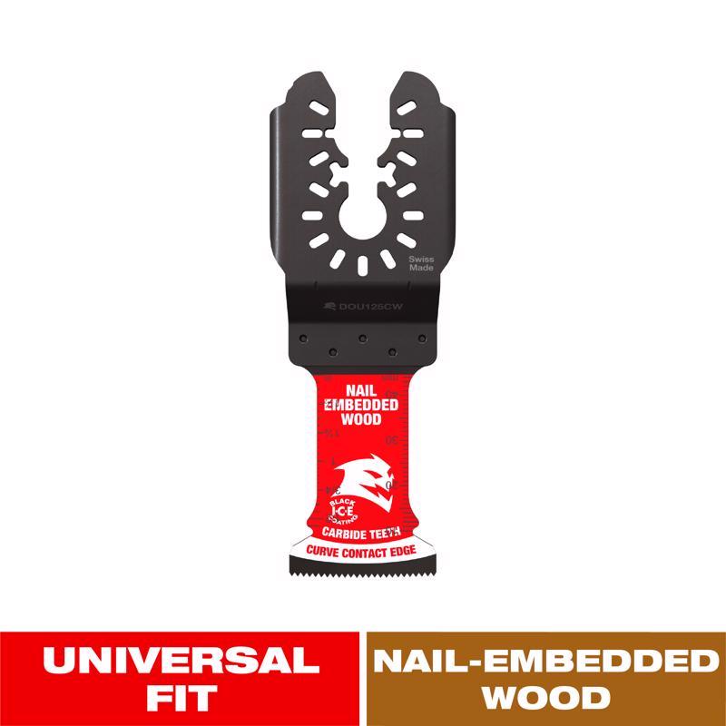 Diablo Demo Demon Amped 1-3/4 in. L X 1-1/4 in. W Carbide Oscillating Blade Nail-Embedded Wood