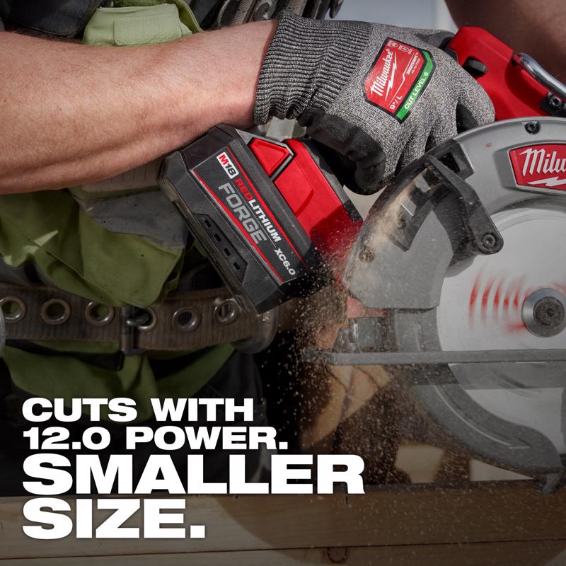 Milwaukee M18 Forge 6 Ah Lithium-Ion Battery and Charger 2 pc