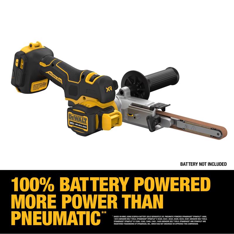 DeWalt XR 20V MAX 0.5 in. W X 18 in. L Cordless Bandfile Sander Tool Only