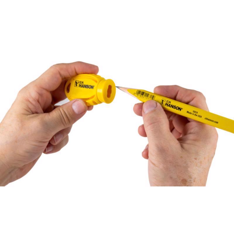 C.H. Hanson 2.625 in. L Carpenter Pencil Sharpener Yellow