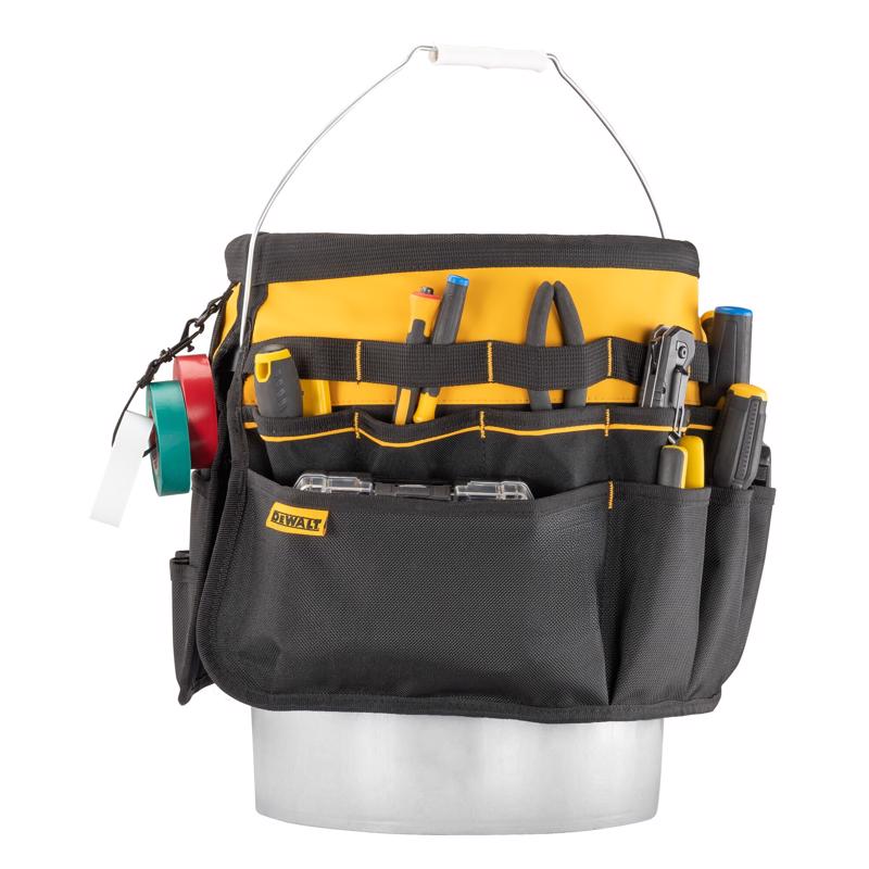DeWalt Bucket Organizer Ballistic Polyester 37 compartments Black/Yellow