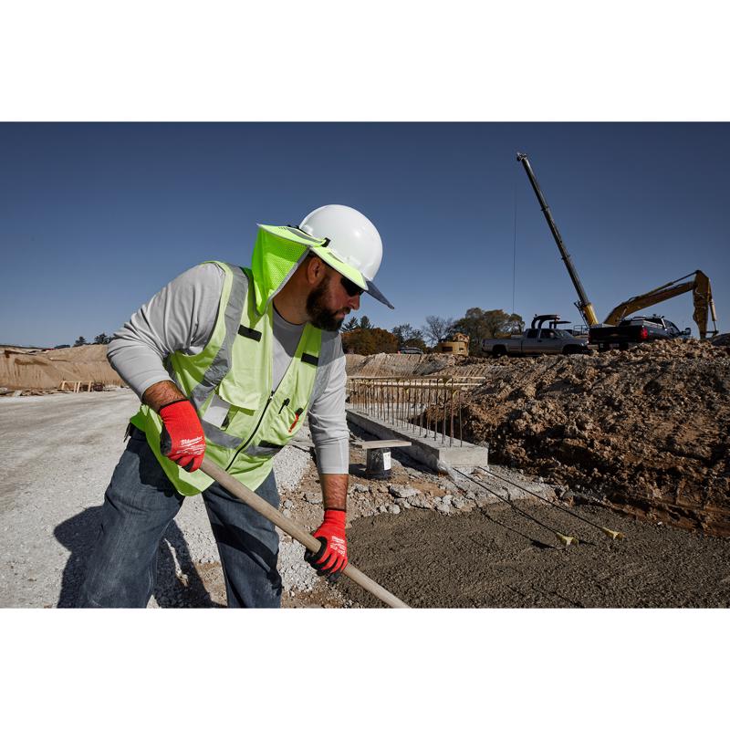 Milwaukee Bolt Hard Hat Sun Shade Fluorescent Yellow