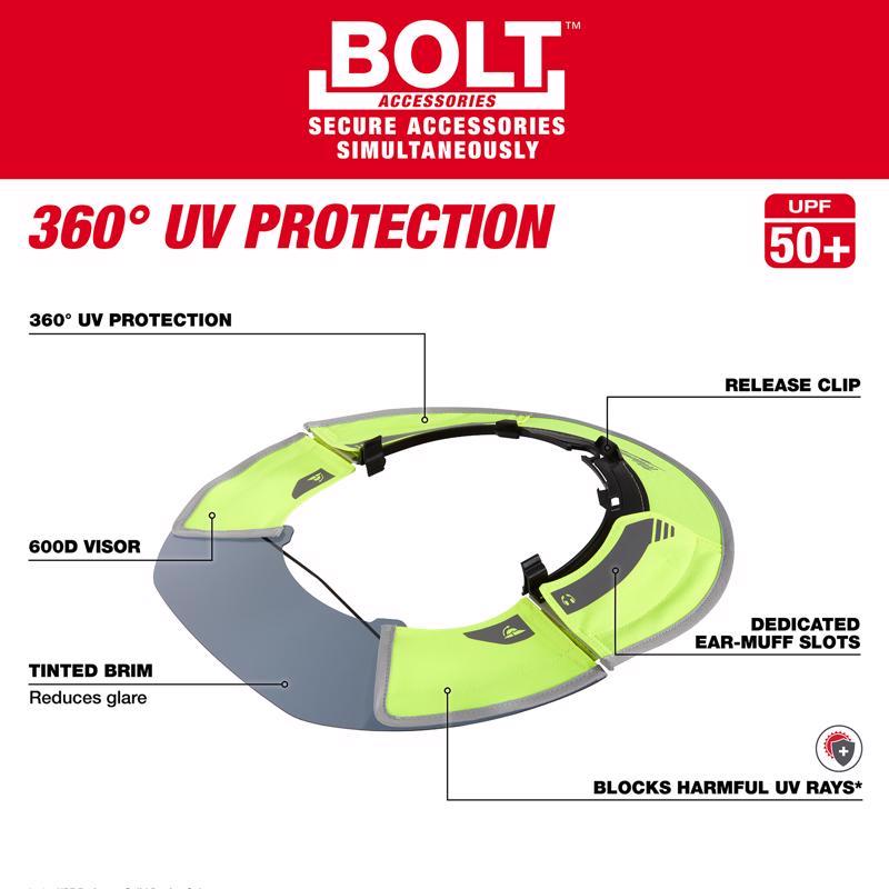 Milwaukee Bolt Visor Fluorescent Yellow