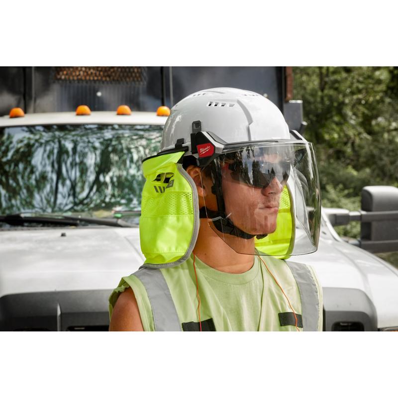 Milwaukee Bolt Anti-Fog PPE Face Shield Clear Lens Black Frame