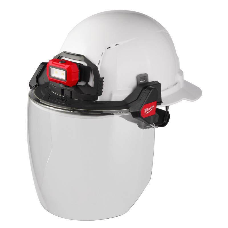 Milwaukee Bolt Anti-Fog PPE Face Shield Clear Lens Black Frame