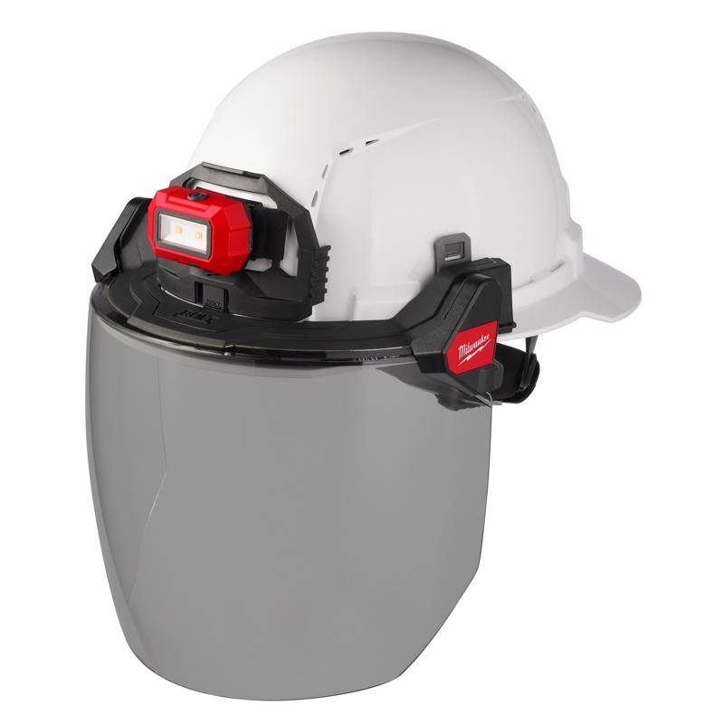 Milwaukee Bolt Anti-Fog PPE Face Shield Gray Lens Black Frame