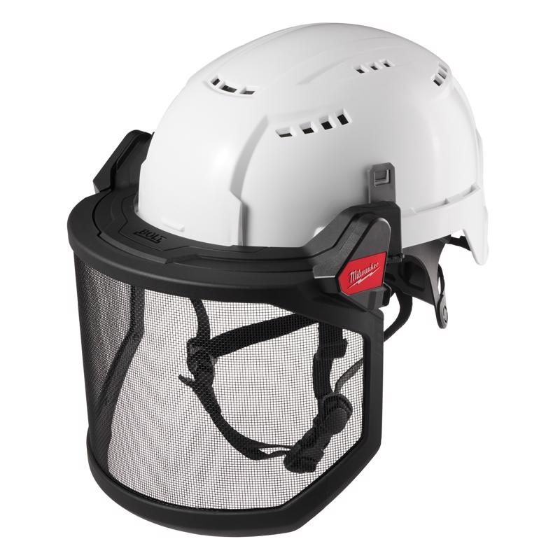 Milwaukee Bolt Anti-Fog Metal Mesh Face Shield Black Frame