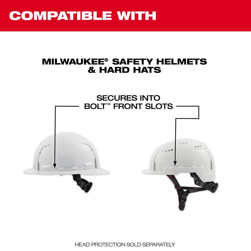 Milwaukee Bolt Anti-Fog Metal Mesh Face Shield Black Frame