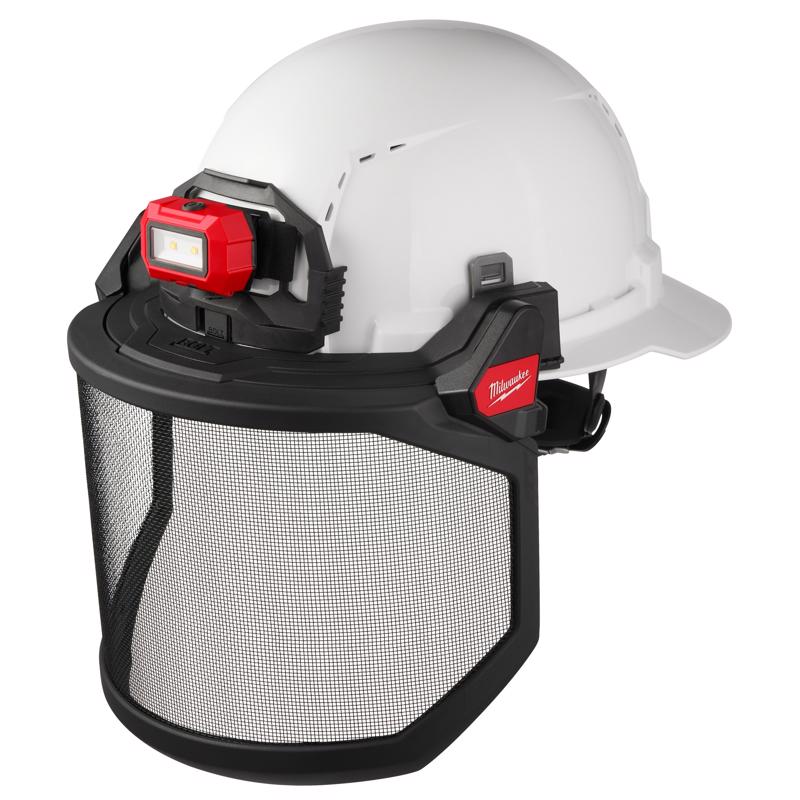 Milwaukee Bolt Anti-Fog Metal Mesh Face Shield Black Frame