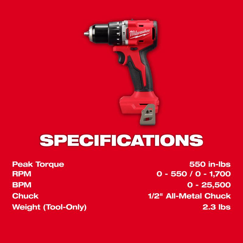 Milwaukee M18 Cordless Brushless 4 Tool Combo Kit