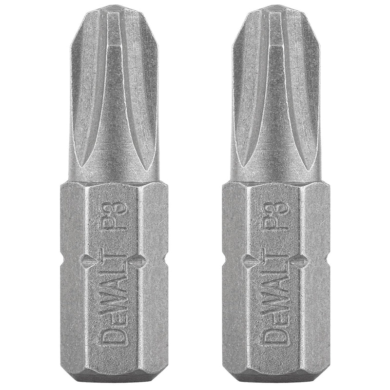 DeWalt Phillips #3 X 1 in. L Screwdriver Bit Heat-Treated Steel 2 pc