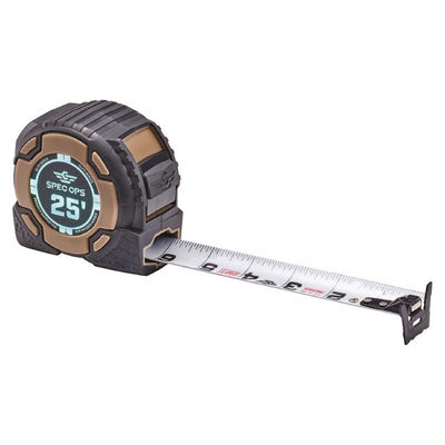 Spec Ops 25 ft. L X 3.69 in. W Tape Measure
