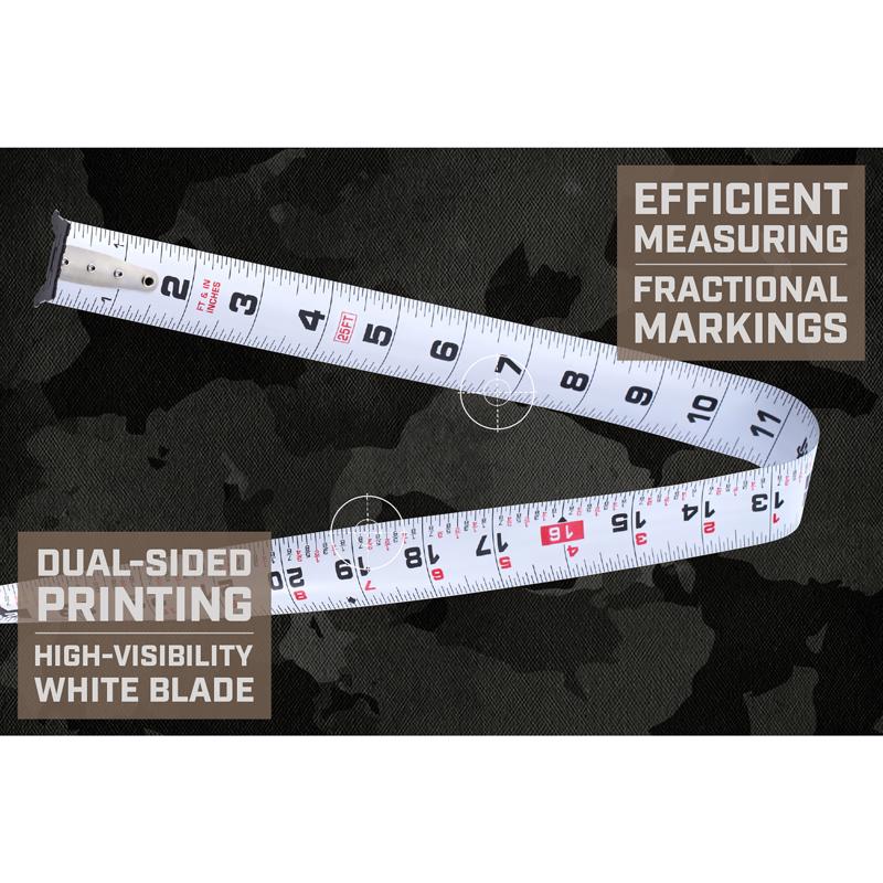 Spec Ops 35 ft. L X 3.3 in. W Tape Measure