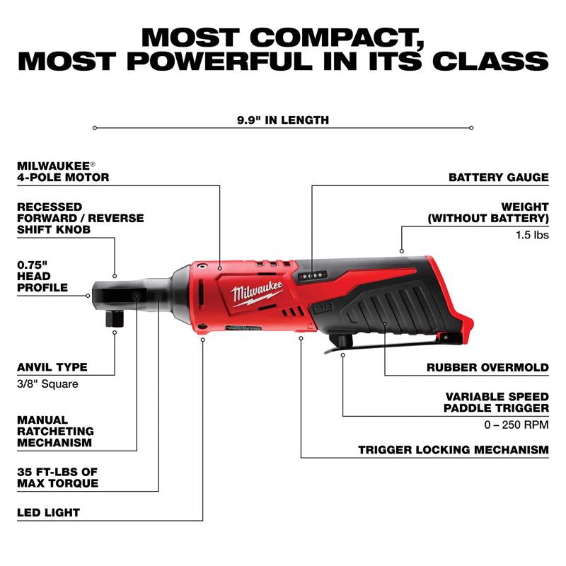 Milwaukee M12 Cordless Brushed 5 Tool Combo Kit