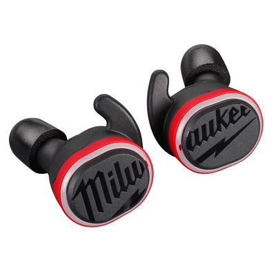 Milwaukee Redlithium Bluetooth Ear Plugs/Ear Phones With Mic Black/Red