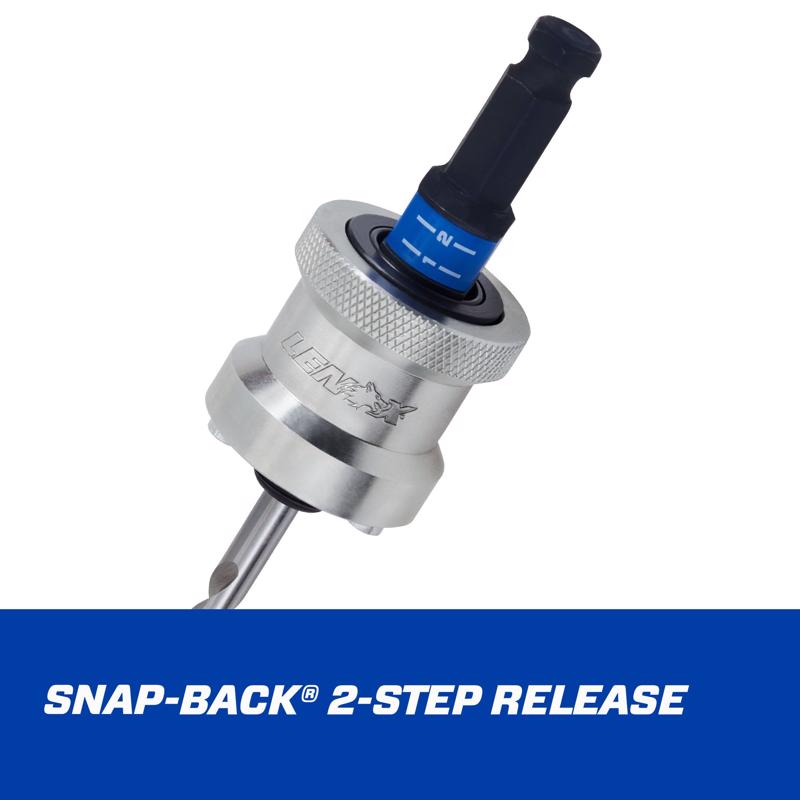 Lenox Snap-Back Steel 1/2 in. D Hole Saw Arbor