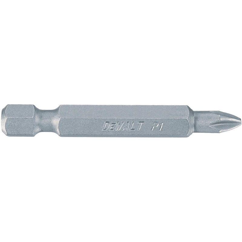 DeWalt Phillips #1 X 2 in. L Power Bit Heat-Treated Steel