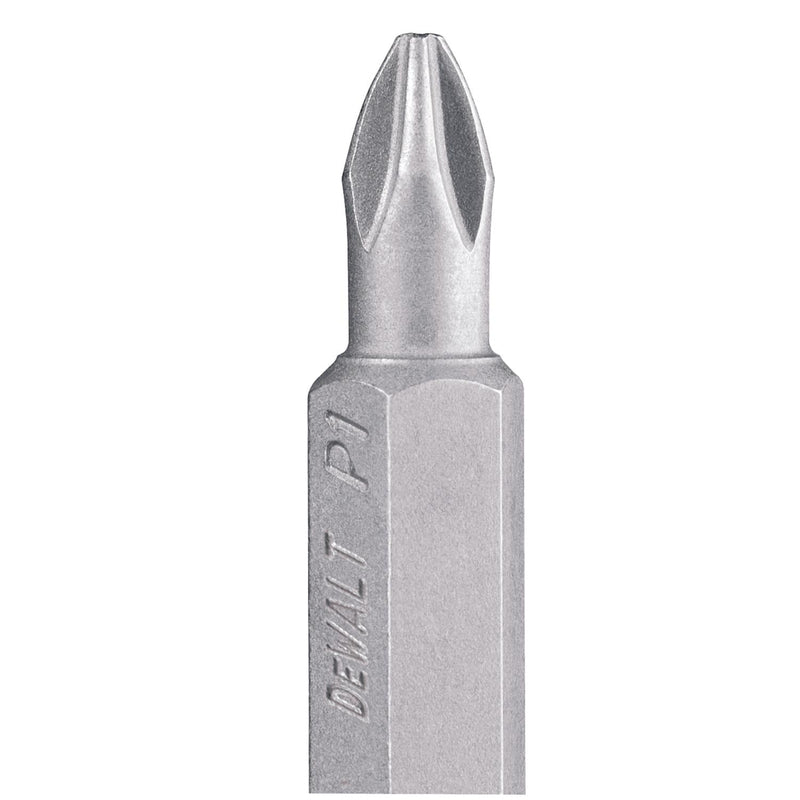 DeWalt Phillips #1 X 2 in. L Power Bit Heat-Treated Steel