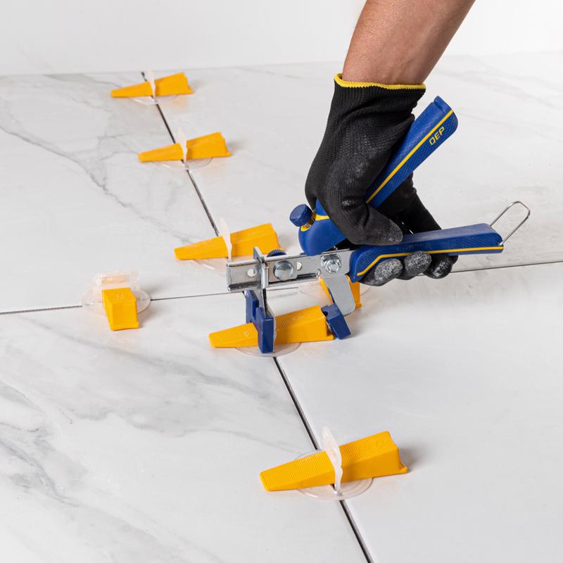 QEP 4.25 in. H X 1.8 in. W X 9.5 in. L Steel Tile Leveling Pliers 1 each