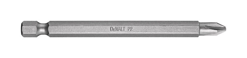 DeWalt Phillips #2 X 3-1/2 in. L Power Bit Heat-Treated Steel