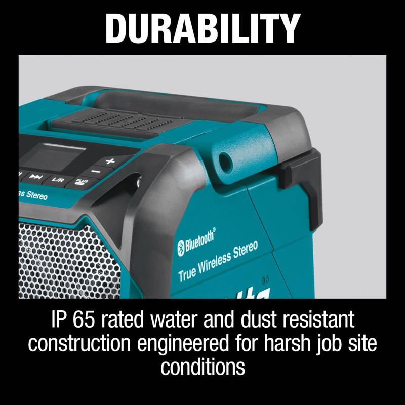 Makita LXT/CXT Wireless Bluetooth Weather Resistant Jobsite Speaker