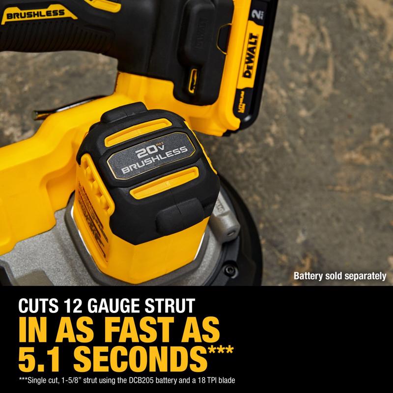 DeWalt 20V MAX XR Cordless Brushless 3-3/8 in. Dual-Trigger Band Saw Tool Only