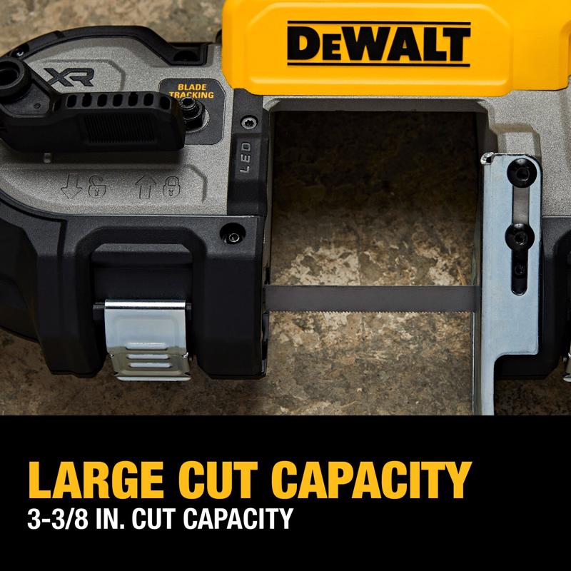 DeWalt 20V MAX XR Cordless Brushless 3-3/8 in. Dual-Trigger Band Saw Tool Only