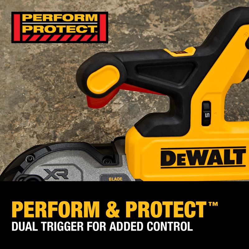 DeWalt 20V MAX XR Cordless Brushless 3-3/8 in. Dual-Trigger Band Saw Tool Only