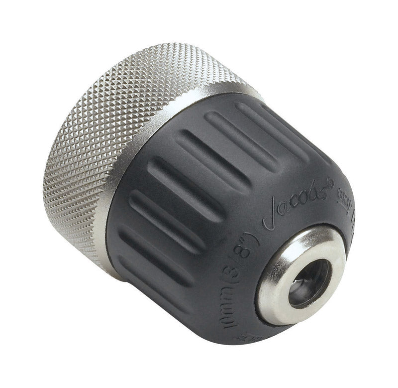 Jacobs Hand-Tite 3/8 in.-24 in. Keyless Drill Chuck 1/2 in. 3-Flat Shank