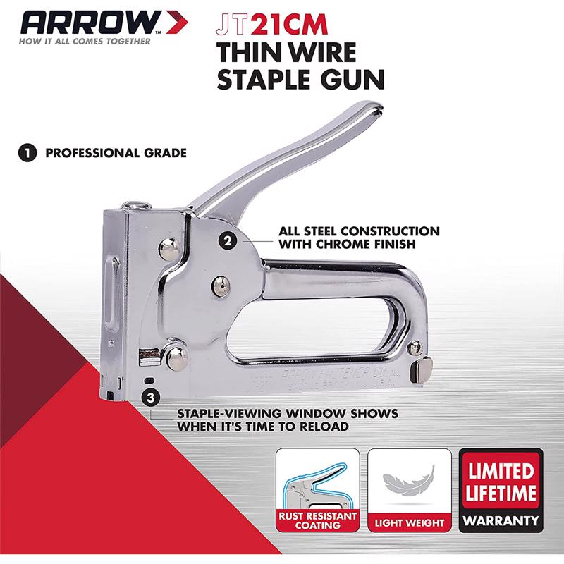 Arrow 7/16 in. Narrow Staple Gun