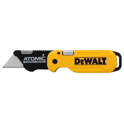 DeWalt Press and Flip Atomic Compact Utility Knife Yellow
