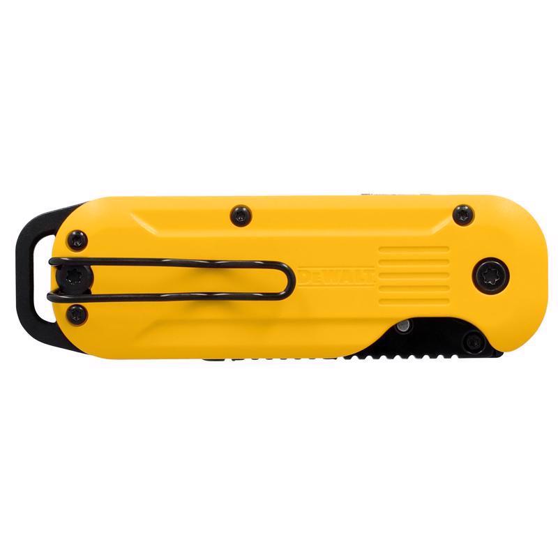 DeWalt Press and Flip Atomic Compact Utility Knife Yellow