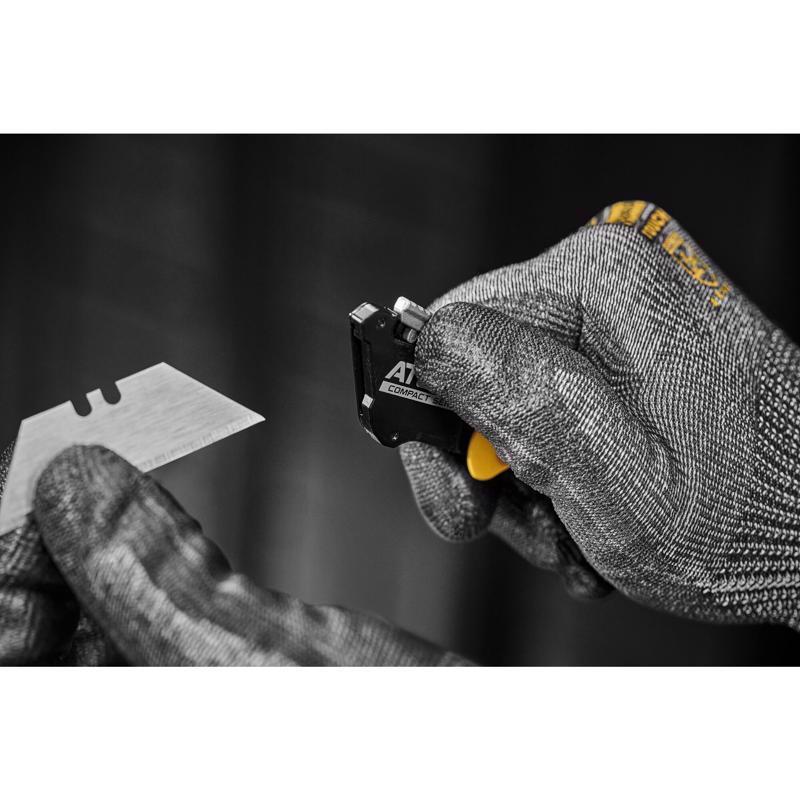 DeWalt Press and Flip Atomic Compact Utility Knife Yellow