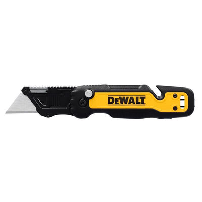 DeWalt Press and Flip Compact Utility Knife Black/Yellow