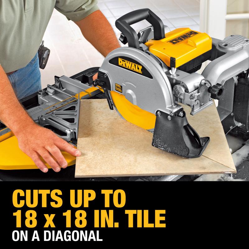 DeWalt 15 amps Corded 10 in. Wet Tile Saw with Stand