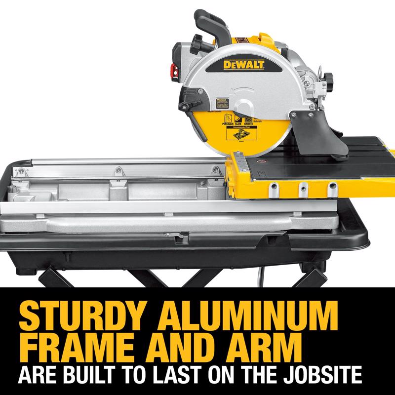 DeWalt 15 amps Corded 10 in. Wet Tile Saw with Stand