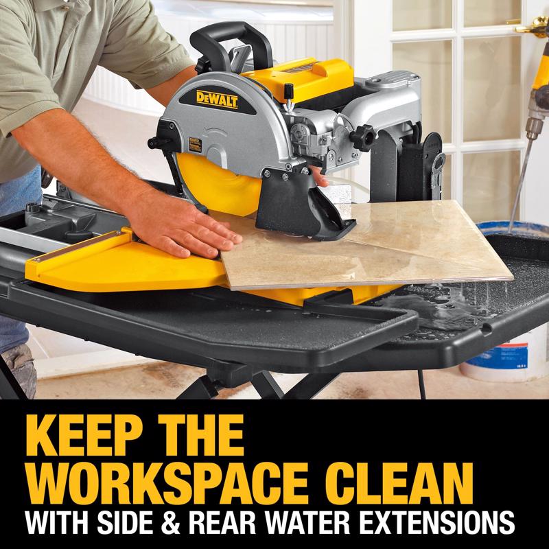 DeWalt 15 amps Corded 10 in. Wet Tile Saw with Stand