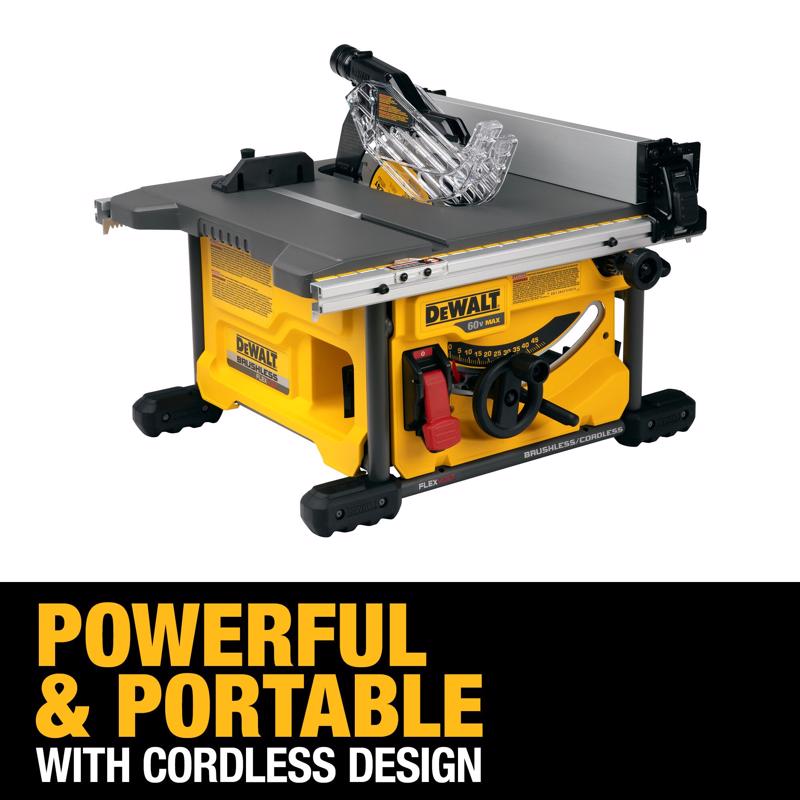 DeWalt 60V MAX FlexVolt Cordless 8-1/4 in. Table Saw Tool Only