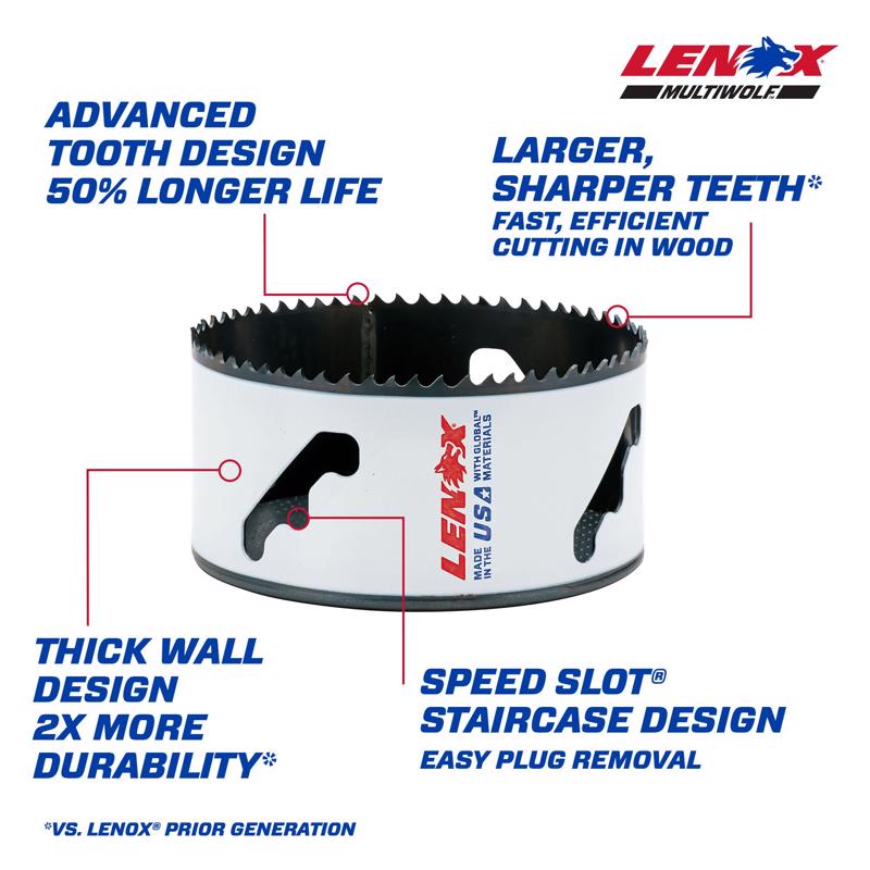 Lenox Speed Slot 4-1/8 in. Bi-Metal Hole Saw