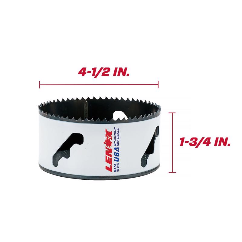 Lenox Speed Slot 4-1/2 in. Bi-Metal Hole Saw