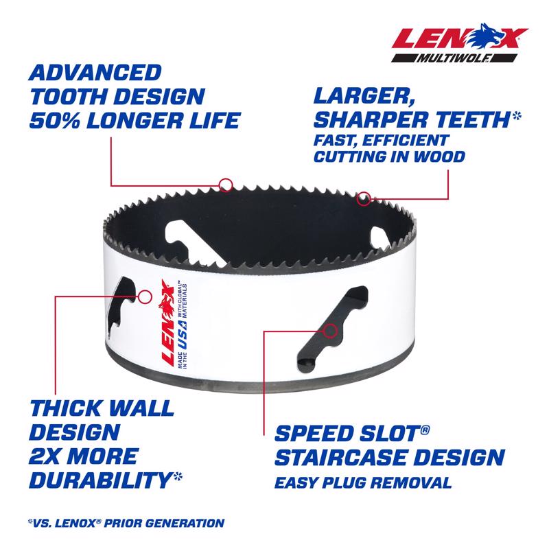 Lenox Speed Slot 5 in. Bi-Metal Hole Saw
