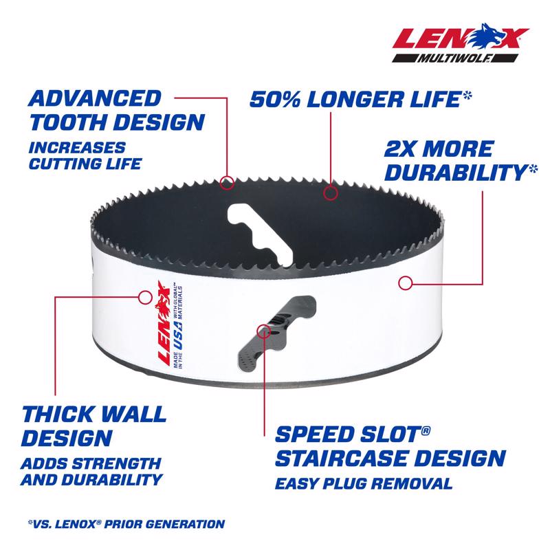 Lenox Speed Slot 6 in. Bi-Metal Hole Saw
