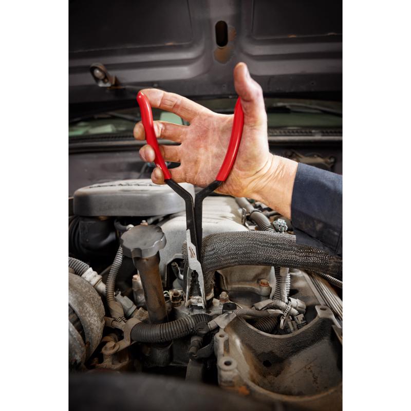 Milwaukee 13 in. Plastic Straight Nose Long Reach Pliers
