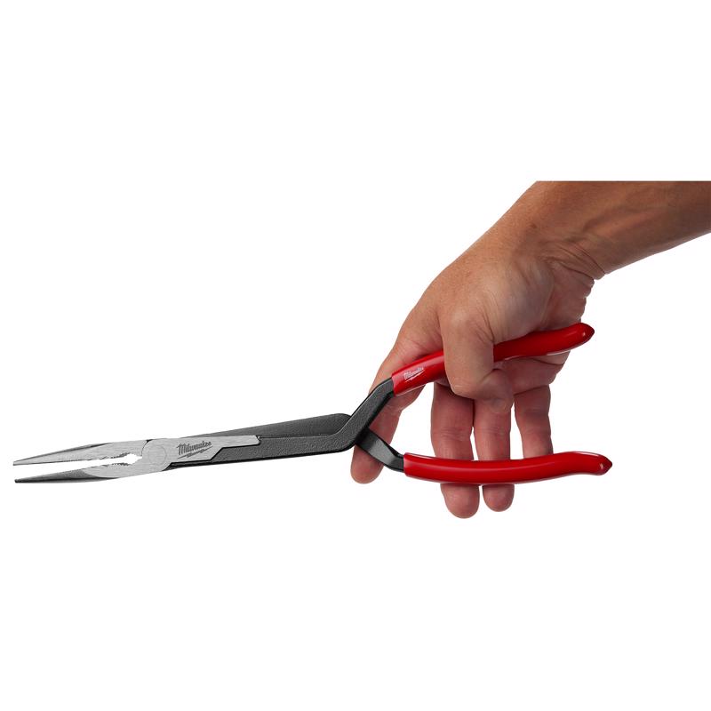 Milwaukee 13 in. Plastic Straight Nose Long Reach Pliers