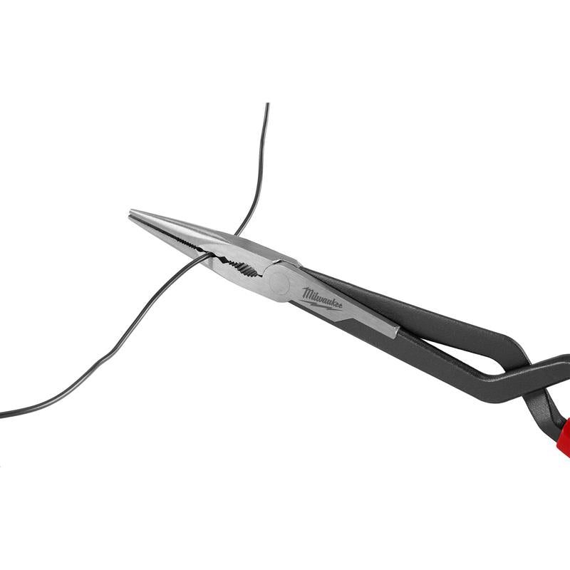 Milwaukee 13 in. Plastic Straight Nose Long Reach Pliers