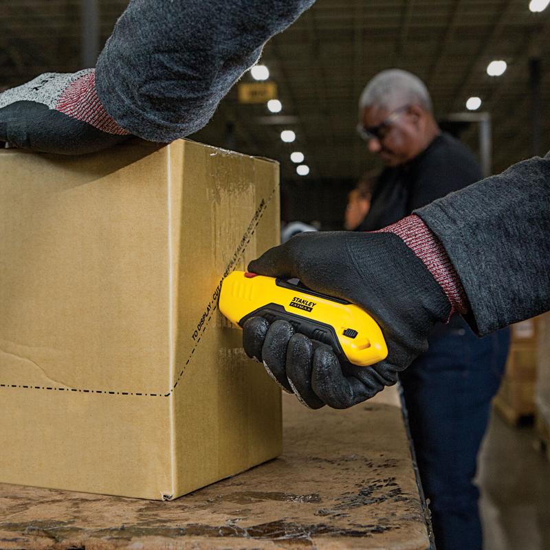 Stanley Fatmax Self-Retracting Squeeze Auto Retract Safety Knife Black/Yellow