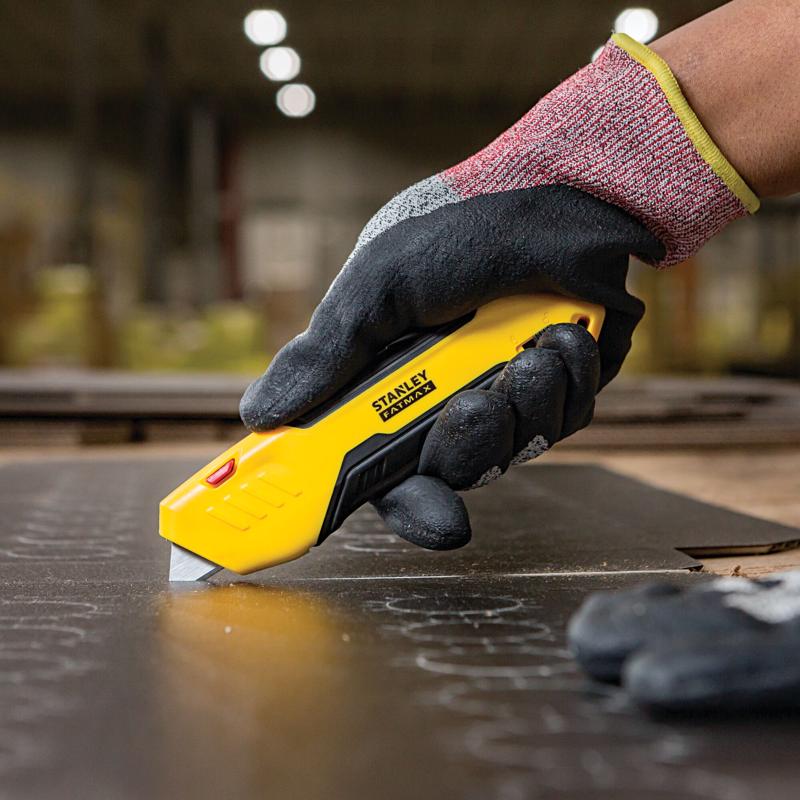 Stanley Fatmax Self-Retracting Squeeze Auto Retract Safety Knife Black/Yellow