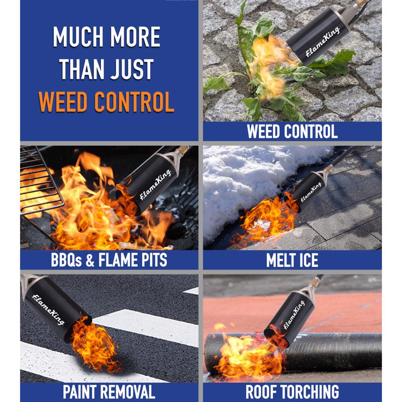 Flame King 108 in. L X 3 in. W Torch Propane